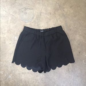 Madewell scalloped shorts